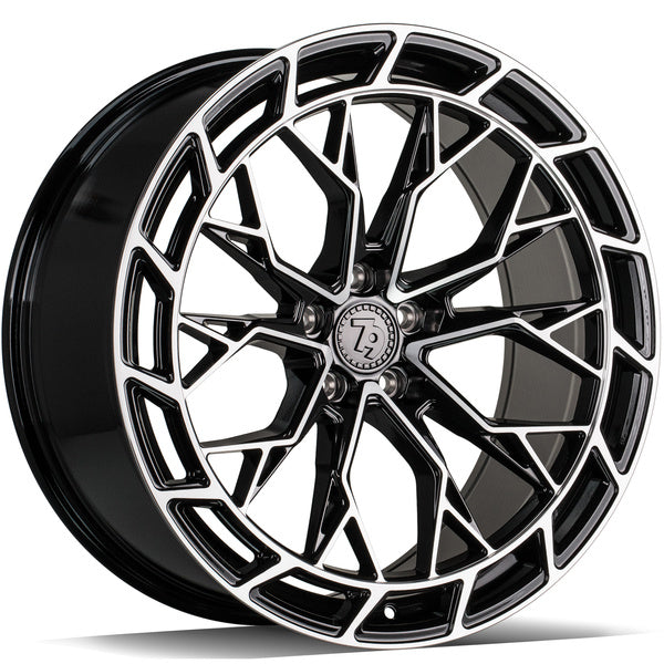 Alu kola seventy9 SCF-Z 9x20 5x112 ET30 66.6 Black Front Polished