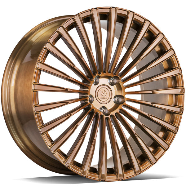 Alu kola Seventy9 MF.1 9.5x20 5x112 ET40 66.6 Bronzová