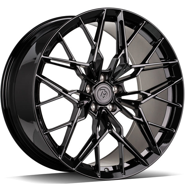 Alu kola seventy9 MF.14 10.5x21 5x112 ET40 66.6 Black Glossy