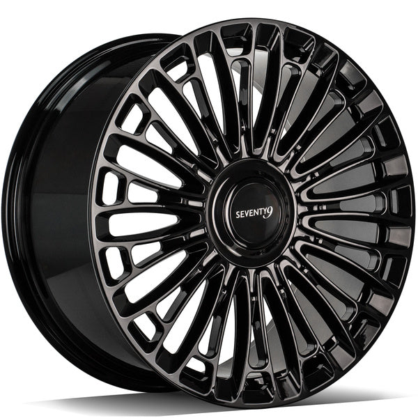 Alu kola Seventy9 MF.17 9x21 5x112 ET30 66.6 Černá