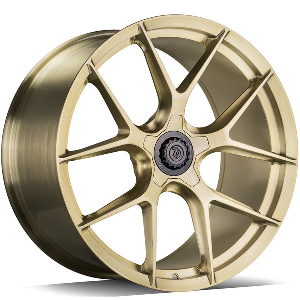Alu kola Seventy9 MF.8 9.5x21 5x130 ET46 71.56 Zlatá