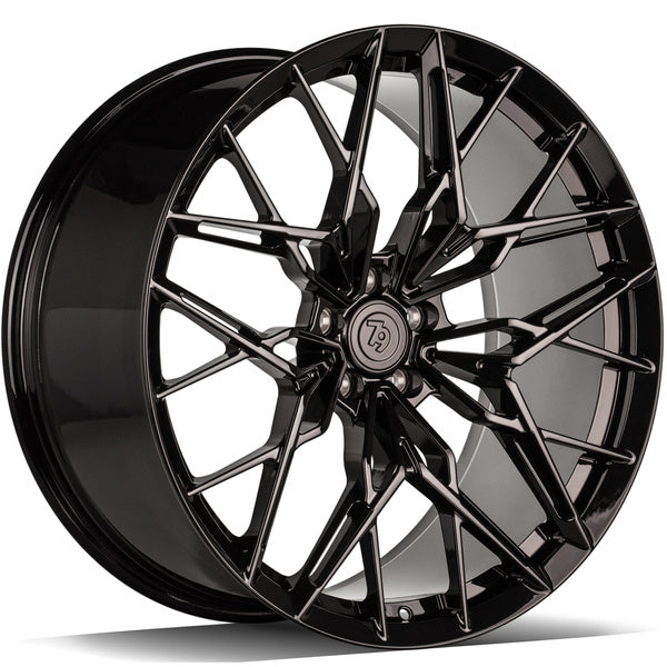 Alu kola Seventy9 MF.14 10.5x22 5x112 ET35 66.6 Černá