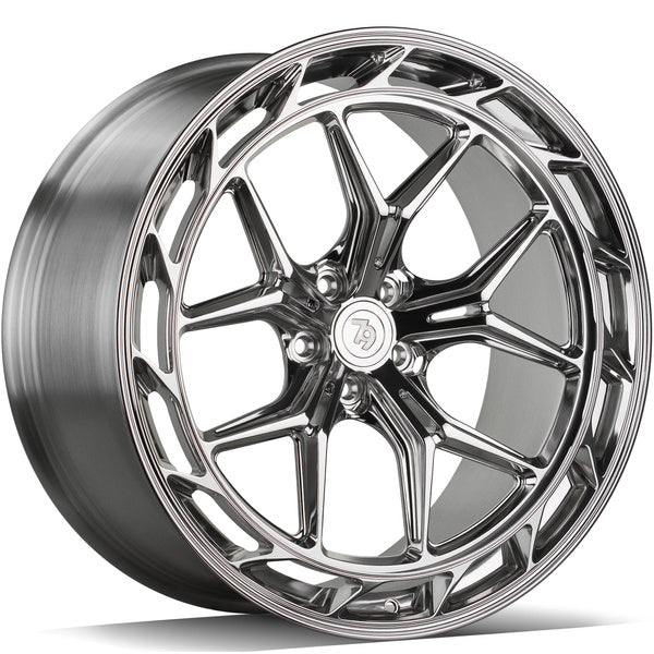 Alu kola Seventy9 MF.19 10.5x22 5x112 ET12 66.6 Stříbrná