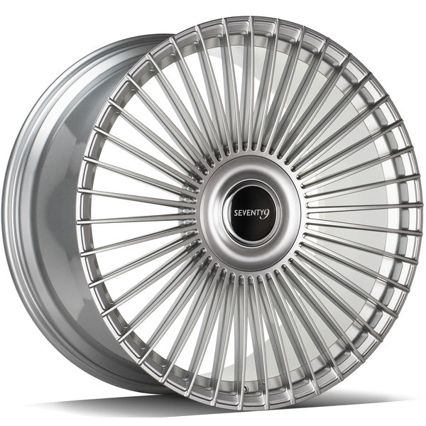 Alu kola Seventy9 MF.2 10x22 5x112 ET50 66.6 Stříbrná