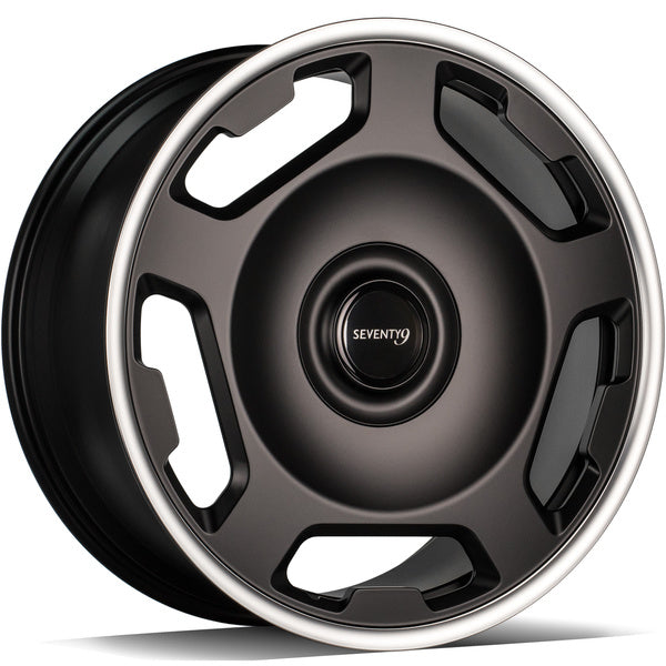 Alu kola Seventy9 MF.15 10x22 5x130 ET30 84.1 Černá