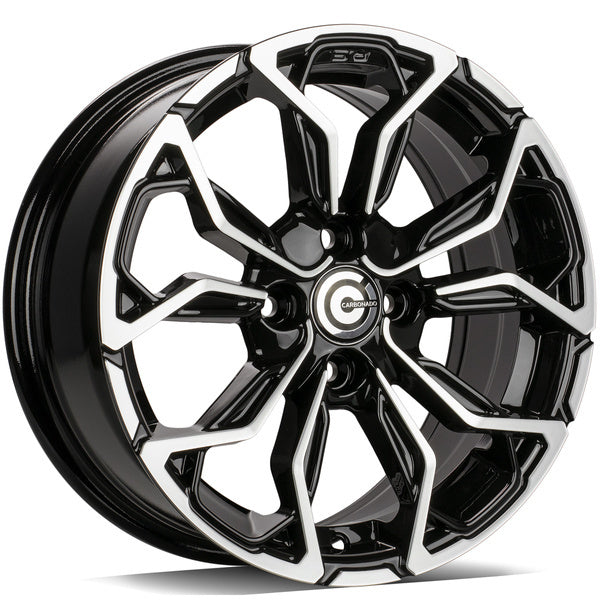Alu kola Carbonado Explode 6.5x15 4x100 ET35 67.1 Black Front Polished