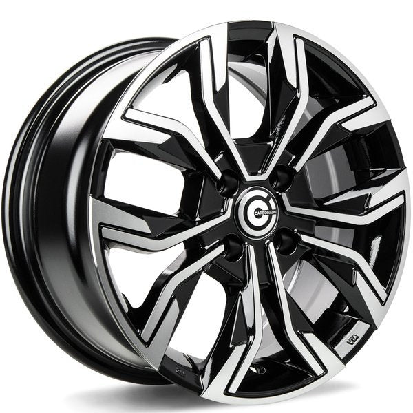 Alu kola Carbonado Price 6.5x15 4x100 ET38 67.1 Black Front Polished