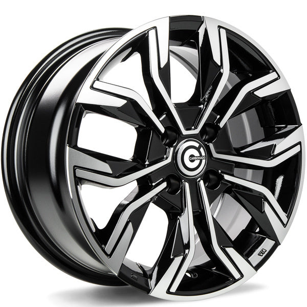 Alu kola Carbonado Price 6.5x16 4x100 ET38 67.1 Black Front Polished
