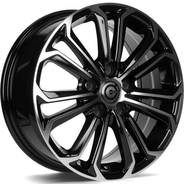 Alu kola Carbonado Panther 6.5x16 5x108 ET45 63.4 Black Front Polished