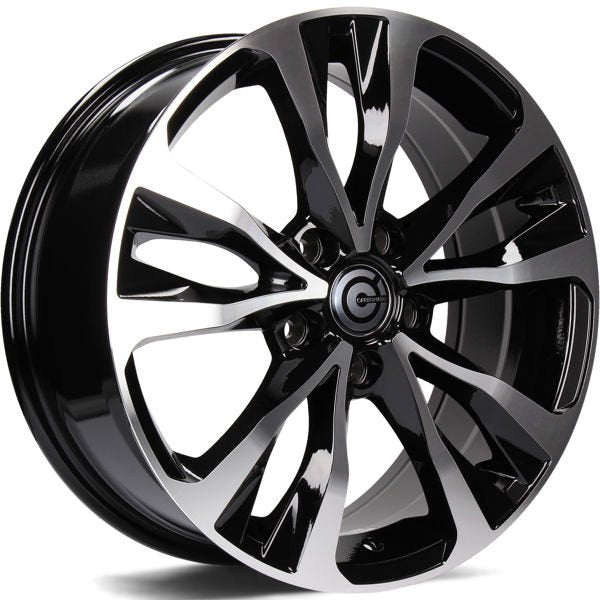 Alu kola Carbonado Osaka 6.5x16 5x114.3 ET45 73.1 Black Front Polished