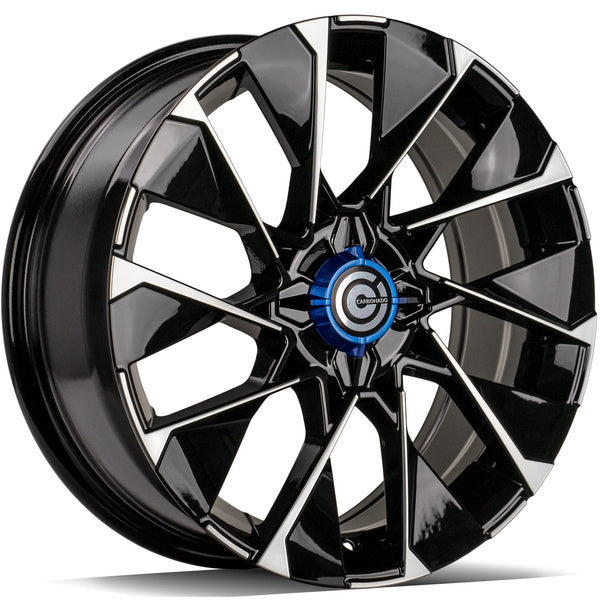 Alu kola Carbonado Rise 7x17 4x100 ET37 67.1 Black Front Polished