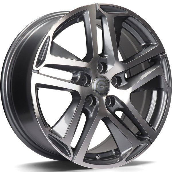 Alu kola Carbonado Nice 7.5x17 5x108 ET45 67.1 Anthracite Front Polished