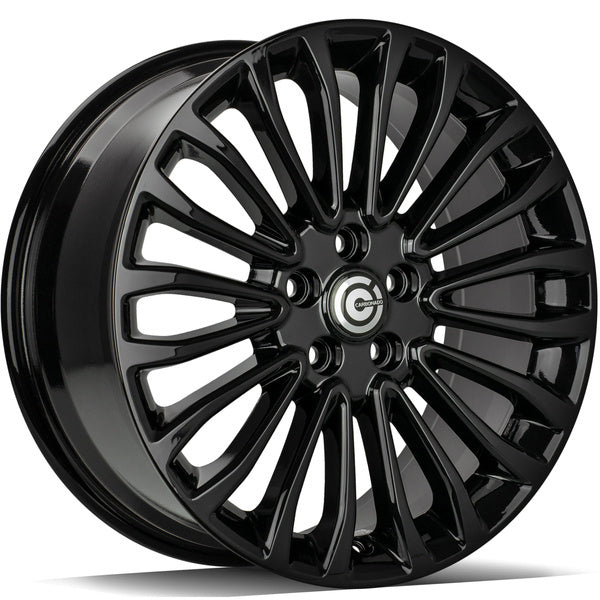 Alu kola Carbonado Ohio 7x17 5x108 ET50 63.4 Black Glossy