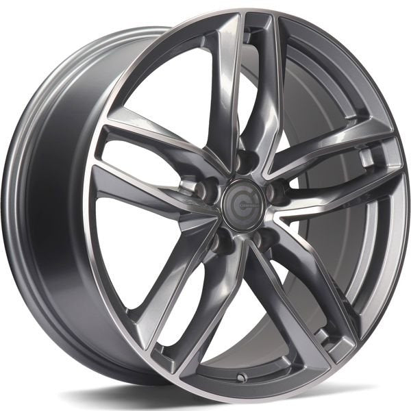 Alu kola Carbonado Style 7.5x17 5x112 ET35 66.5 Anthracite Front Polished | Wheelsup.cz