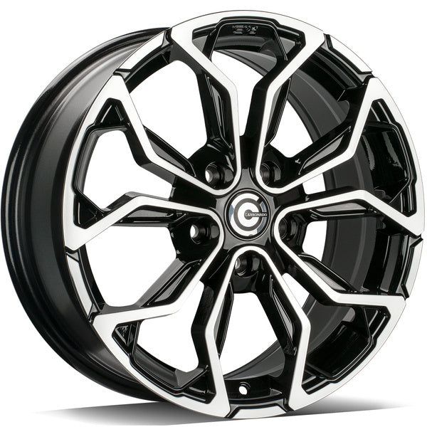 Alu kola Carbonado Explode 7x17 5x114.3 ET40 67.1 Black Front Polished