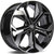 Alu kola Carbonado Raptor 7x17 5x114.3 ET45 73.1 Black Front Polished