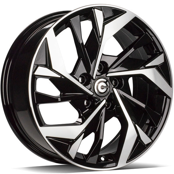 Alu kola Carbonado Sonic 7x17 5x114.3 ET40 73.1 Black Front Polished