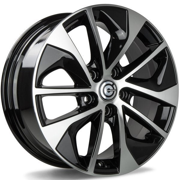Alu kola Carbonado Yakuza 7x17 5x114.3 ET39 67.1 Black Front Polished
