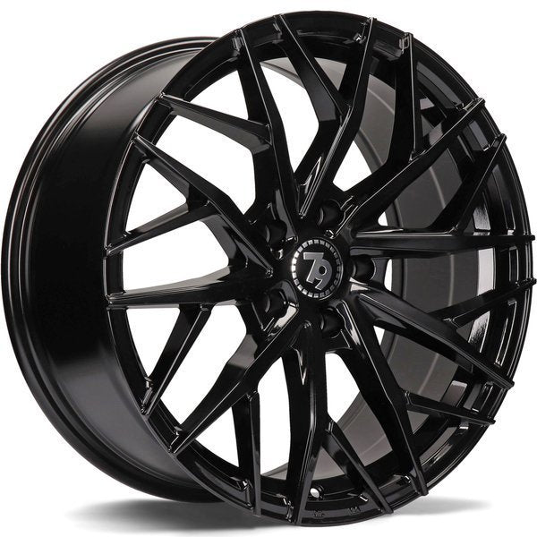 Alu kola seventy9 SV-C 8x18 5x108 ET42 67.1 Black Glossy | Wheelsup.cz