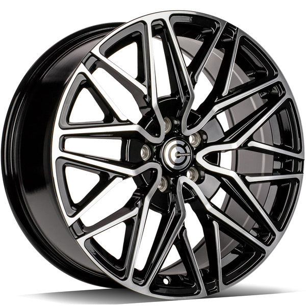 Alu kola Carbonado Idaho 8x18 5x108 ET45 67.1 Black Front Polished