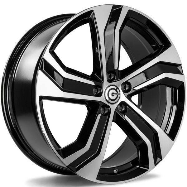 Alu kola Carbonado Strike 8x18 5x108 ET45 67.1 Black Front Polished