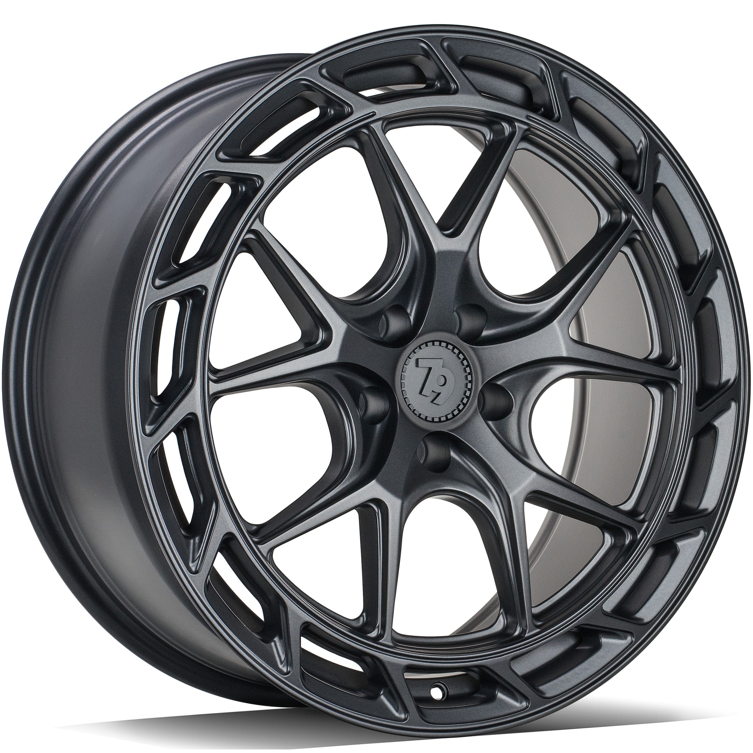Alu kola seventy9 SCF-W 8x18 5x112 ET30 66.6 Titan Black | Wheelsup.cz