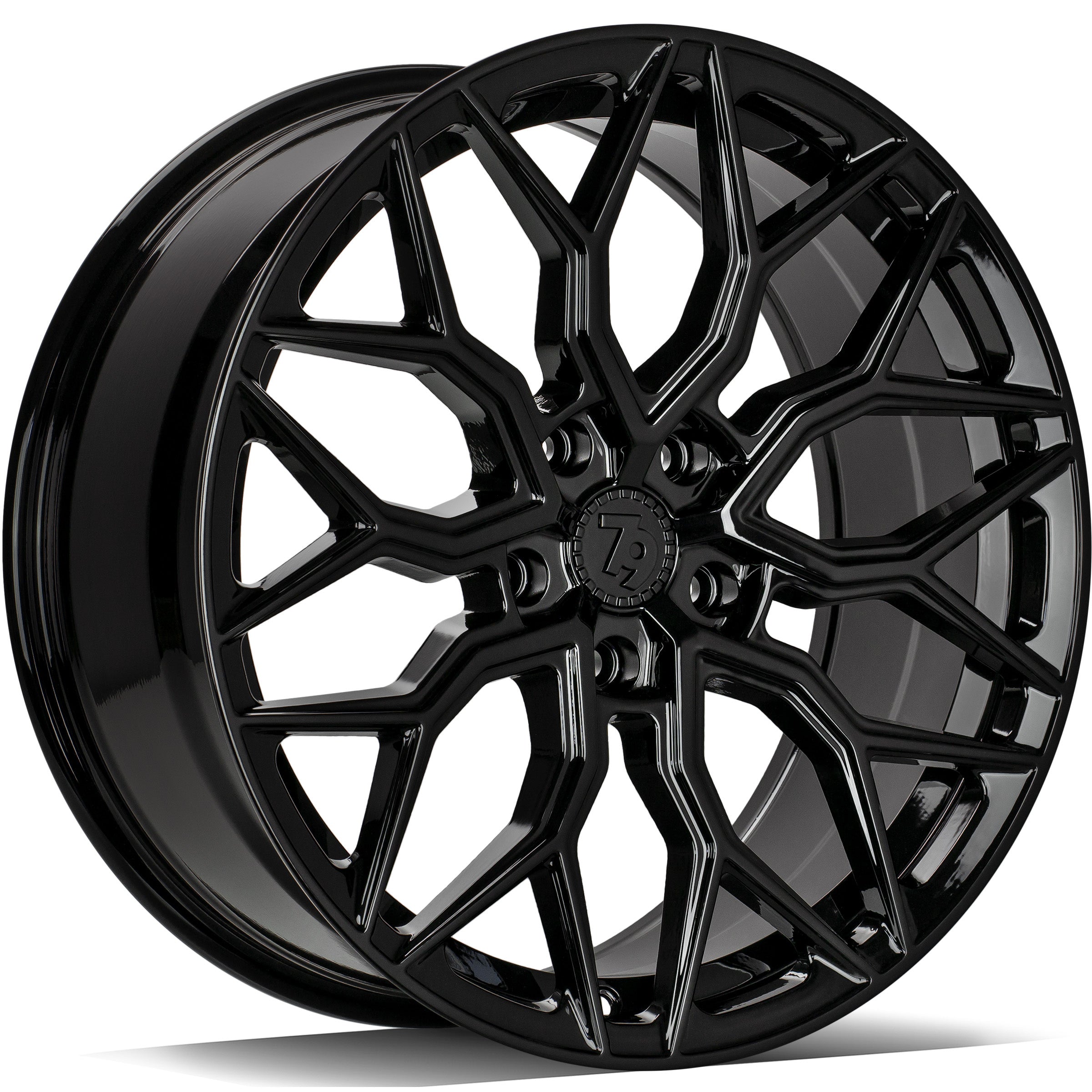 Alu kola seventy9 SV-K 8x18 5x112 ET45 66.6 Black Glossy | Wheelsup.cz