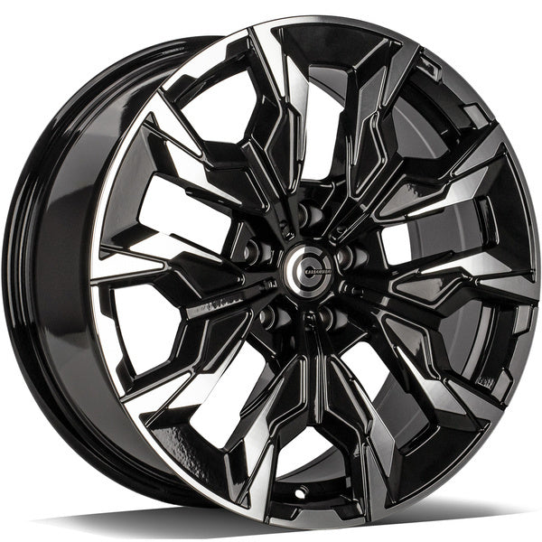 Alu kola Carbonado Grand 8x18 5x112 ET25 66.6 Black Front Polished | Wheelsup.cz