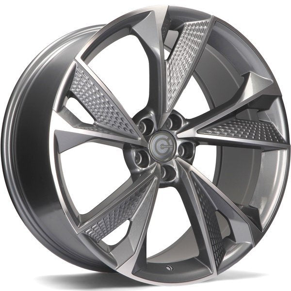 Alu kola Carbonado Luxury 8x18 5x112 ET35 66.5 Anthracite Front Polished | Wheelsup.cz