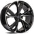 Alu kola Carbonado Luxury 8x18 5x112 ET45 66.5 Black Front Polished