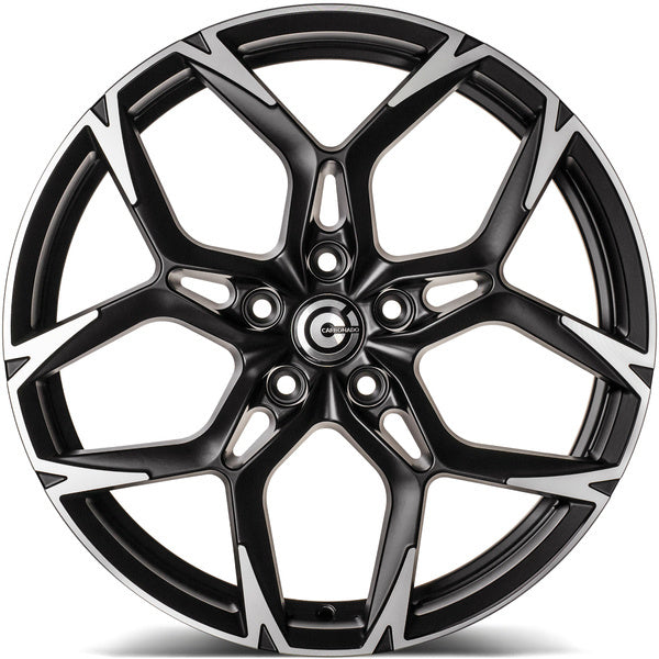 Alu kola Carbonado Monster 8x18 5x112 ET40 57.1 Matt Black Front Polished | Wheelsup.cz