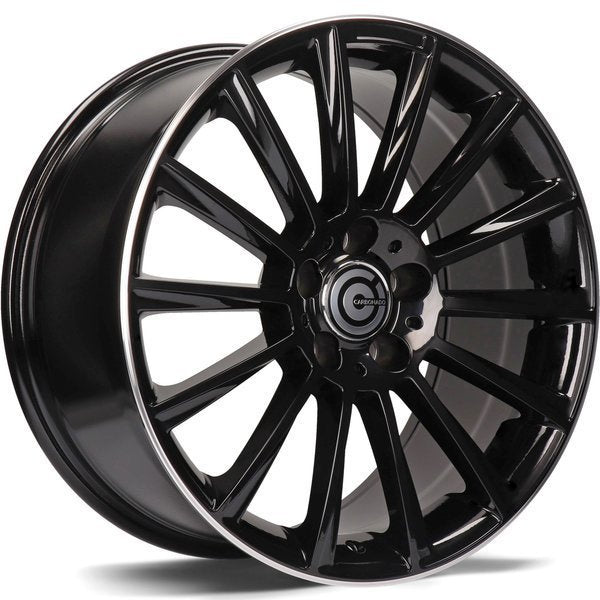 Alu kola Carbonado Performance 8.5x18 5x112 ET35 66.5 Black Glossy Lip Polished | Wheelsup.cz