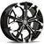 Alu kola Carbonado RUNNER 8x18 5x112 ET30 66.6 Black Front Polished
