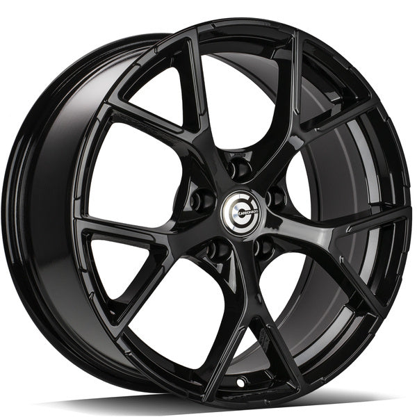 Alu kola Carbonado River 8x18 5x112 ET45 66.45 Black Glossy | Wheelsup.cz