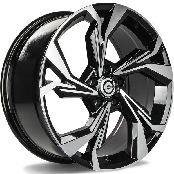 Alu kola Carbonado Slingshot 8x18 5x112 ET45 66.5 Black Front Polished | Wheelsup.cz