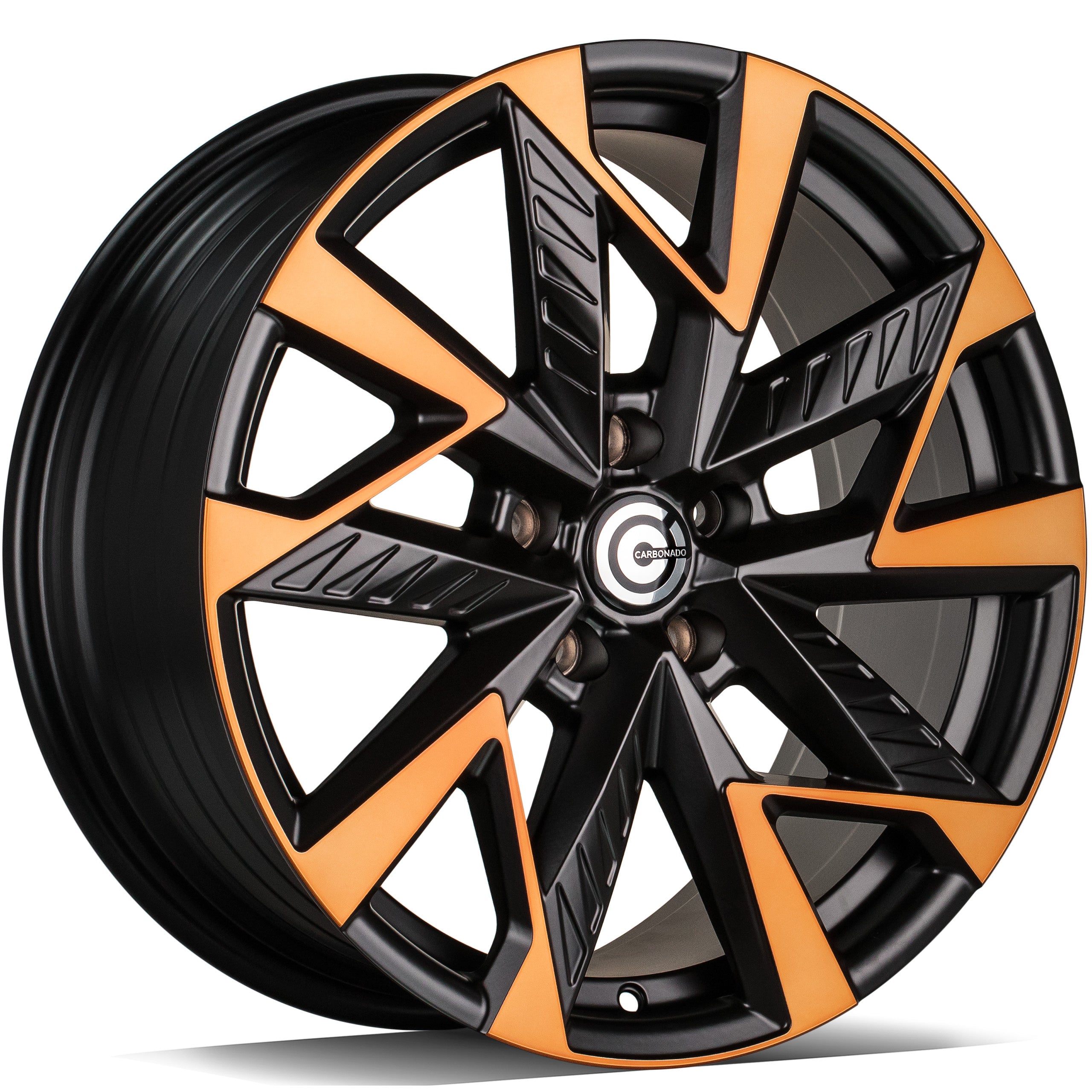 Alu kola Carbonado Trick 8x18 5x112 ET40 57.1 Half Black Matt Cooper Front | Wheelsup.cz