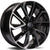 Alu kola Carbonado Dynasty 7.5x18 5x114.3 ET40 73.1 Black Front Polished