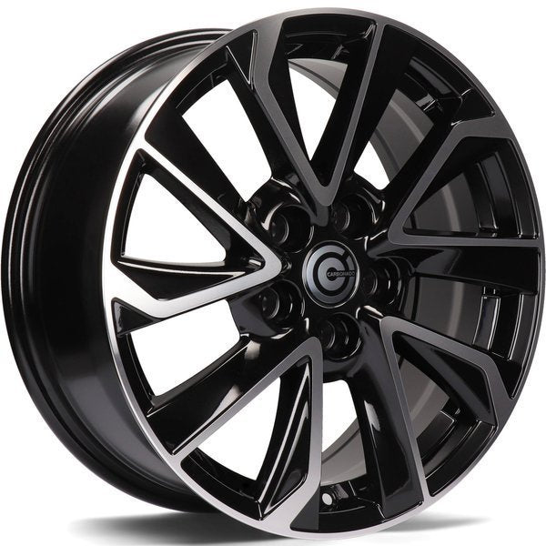 Alu kola Carbonado Dynasty 7.5x18 5x114.3 ET40 73.1 Black Front Polished | Wheelsup.cz