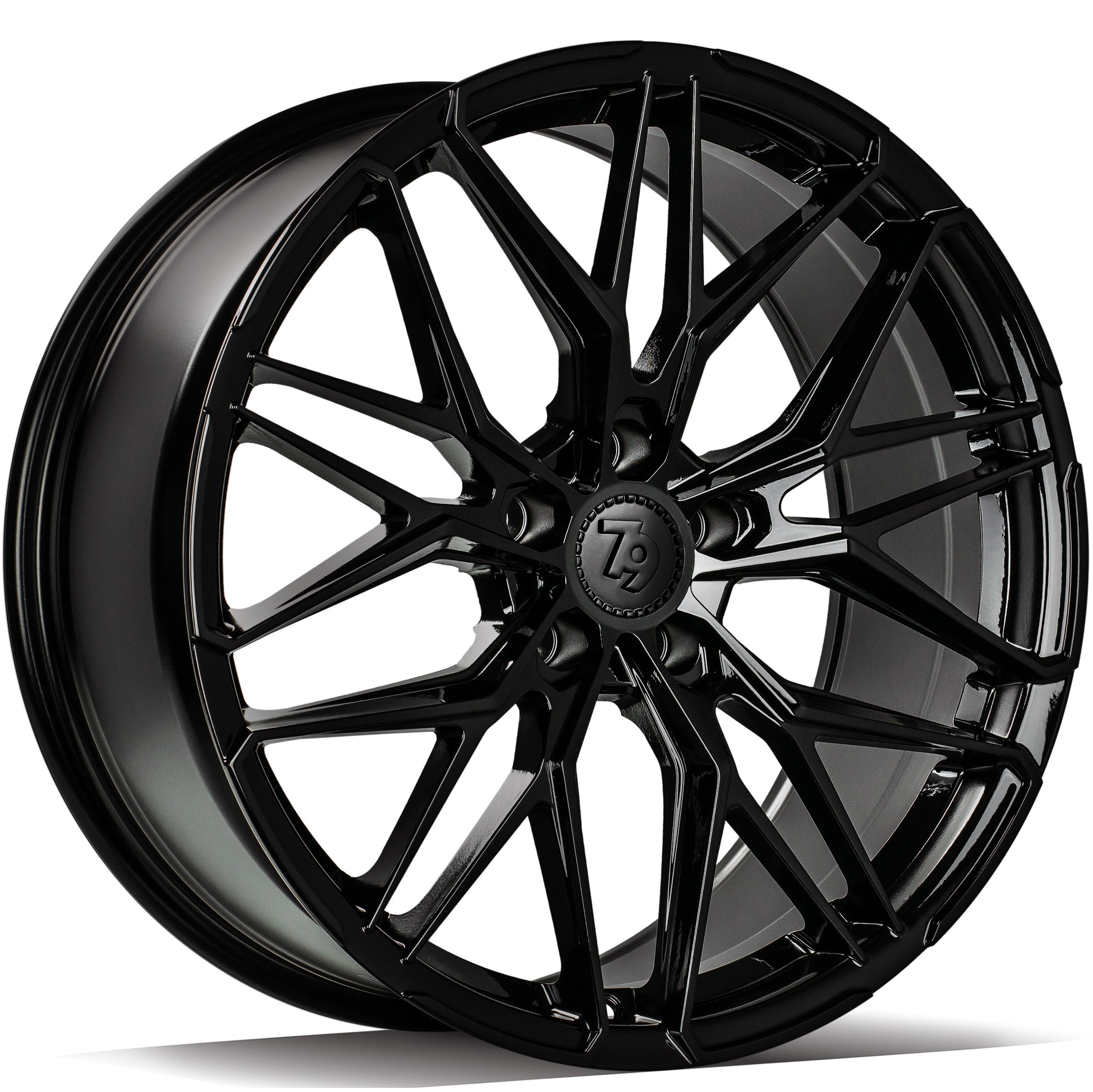 Alu kola seventy9 SCF-J 8x18 5x120 ET30 72.6 Black Glossy | Wheelsup.cz