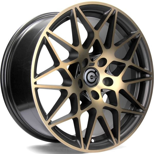 Alu kola Carbonado Crazy 8.5x18 5x120 ET35 72.6 Black Glossy Gold Front | Wheelsup.cz