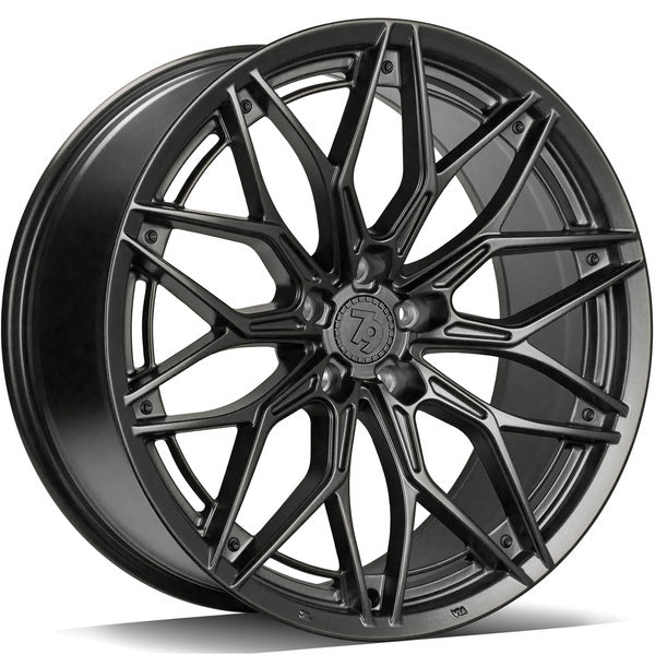 Alu kola seventy9 SCF-R 8.5x19 5x112 ET30 66.6 Half Black Matt | Wheelsup.cz
