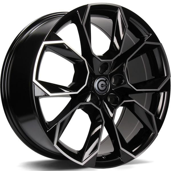 Alu kola Carbonado Beast 8.5x19 5x112 ET43 57.1 Black Front Polished | Wheelsup.cz
