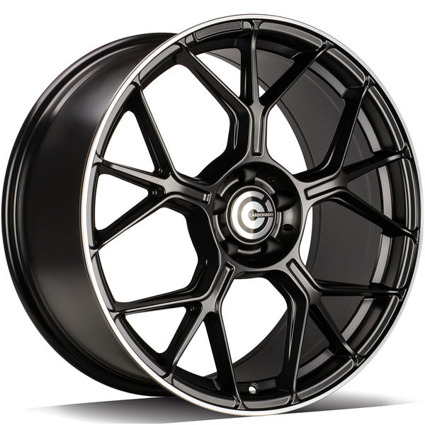 Alu kola Carbonado Chief 8.5x19 5x112 ET35 66.6 Deep Matt Black Lip Polished | Wheelsup.cz