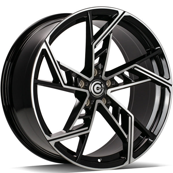 Alu kola Carbonado Evil 8.5x19 5x112 ET30 66.45 Black Front Polished | Wheelsup.cz