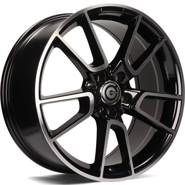 Alu kola Carbonado Excellent 8.5x19 5x112 ET45 66.5 Black Front Polished | Wheelsup.cz