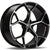 Alu kola Carbonado Fancy 8.5x19 5x112 ET30 66.5 Black Front Polished