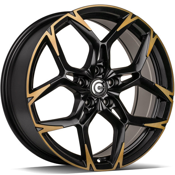 Alu kola Carbonado Monster 8x19 5x112 ET40 57.1 Black Half Matt with Cooper Front | Wheelsup.cz
