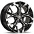 Alu kola Carbonado RUNNER 9x19 5x112 ET35 66.6 Black Front Polished