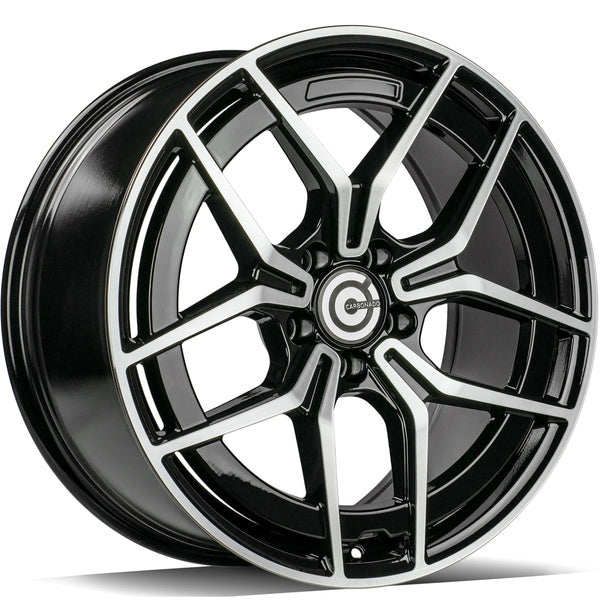 Alu kola Carbonado Stylish 9x19 5x112 ET45 66.5 Black Front Polished | Wheelsup.cz