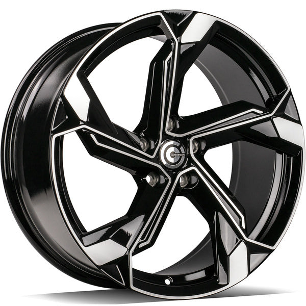 Alu kola Carbonado Superstar 8.5x19 5x112 ET35 66.45 Black Front Polished | Wheelsup.cz
